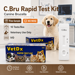 Kit de Prueba Rápida Veterinaria EHR/<span class=keywords><strong>LYM</strong></span>/ANA, Kit de Diagnóstico de Enfermedades de Garrapatas Caninas para Clínica Veterinaria - Product Image 5