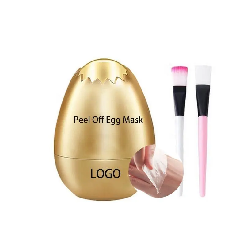 OEM aydınlatma soyulabilir maske yumurta jel maske yüz cilt ihale beyazlatma yüz bakımı özel etiket