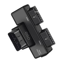 Câble adaptateur bidirectionnel OBD2 16 broches/16 cœurs OLIVER universel pour voitures, camions et véhicules à énergie nouvelle, connecteur DC5521 12-24V