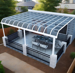 Pergola imperméable auto-cicatrisante de toit de pavillon de persienne rétractable motorisée bioclimatique en aluminium directe d'usine - Product Image 1