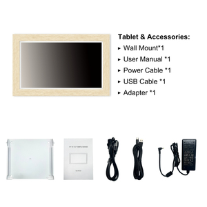 15.6 inch Wall Mount màn hình cảm ứng siêu mỏng kỹ thuật số biển Tùy chọn NFC PoE Android 14 máy tính bảng 4 + 64GB cho thương mại hiển thị - Product Image 5