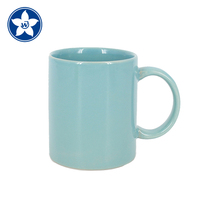 Tasses en céramique émaillée bon marché 7102 11OZ Tasses à café en céramique chinoise pour cadeaux