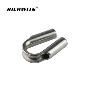 ปลอกคอเหล็กสแตนเลส RICHWITS ขนาด 6 มม. 8 มม. 10 มม. 12 มม. สำหรับจัดการเชือก อุปกรณ์ทางทะเล - Product Image 3
