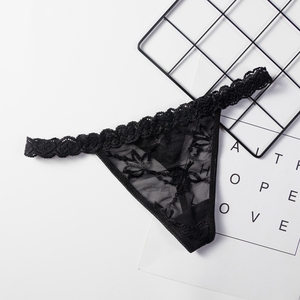 Sexy <span class=keywords><strong>Perizoma</strong></span> da <span class=keywords><strong>Donna</strong></span>, <span class=keywords><strong>Slip</strong></span> a Filo, Mutandine in Pizzo con Retro a T - Product Image 6