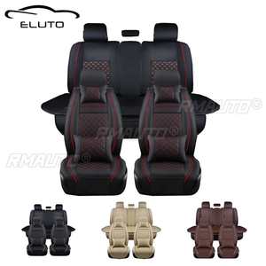Funda para Asiento de Coche, Protector de Asiento de Automóvil, Cojín de Asiento, Funda de Asiento de Coche, Cojín de Silla, Alfombrilla de Cuero PU, Almohada de Coche, Reposacabezas - Product Image 1