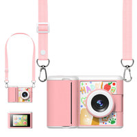 Marque privée 1080P Selfie vidéo appareil photo numérique enfant imprimante thermique enfants bricolage Photos appareil photo à impression instantanée