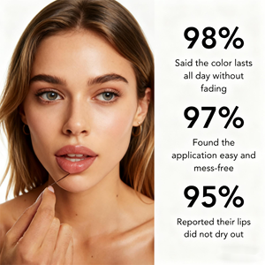 Tinta Labbra Idratante Peel Off con Acido Ialuronico e Vitamina E, Impermeabile, Lunga Durata 12 Ore, Matita Labbra Peel Off - Product Image 5