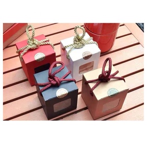 Wholesale eco-friendly and factory price cardboard paper packaging box for jar/honey/candle/toys kraft paper gift boxes
