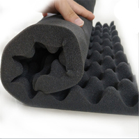 Panneaux de mousse acoustique ignifugés personnalisés en forme d'œuf pour studios d'enregistrement, compatibles avec toutes les pièces de flight cases.