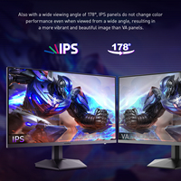 Monitor para Juegos Koorui de Fábrica, 24 Pulgadas, Full HD, 200Hz, IPS, Sin Marco, LED, Sin Parpadeo, 99% de Gama de Color Amplia, Tiempo de Respuesta de 1ms
