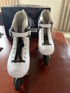 <span class=keywords><strong>Patins</strong></span> à roulettes ajustables pour femmes, <span class=keywords><strong>patins</strong></span> à roulettes à 4 roues pour adultes, chaussures de patinage professionnelles ABEC-7 - Product Image 6