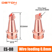 Buse de soudage laser portative DETON M16-FS-16, pointe de torche de soudeuse laser Ultra WeiYe