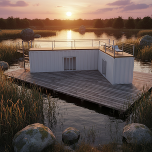 Casa Contenedor para Uso en Construcción, Villa Móvil de Lujo de 20 pies/40 pies con Dormitorio, Cocina, Sala de Estar y Taller - Product Image 1