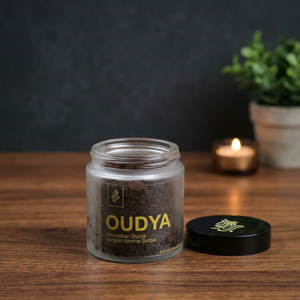 Bukhoor Oudya 50g, Incienso Exquisito con Aroma Denso y Concentrado, de Larga Duración, Combustión Lenta, Aroma Invernal - Product Image 3