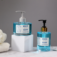 200ml 250ml 400ml Verre Main Corps Lavage Visage Nettoyant Bouteille Écologique Corps Lavage Liquide Savon Mousse Verre Pompe Bouteilles
