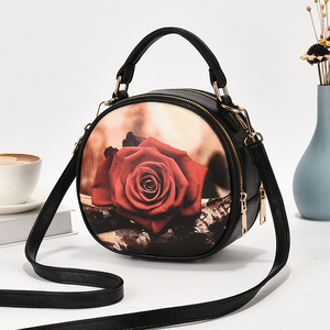 Hot Selling Wholesale Fashion Trendy Designer Ladies Flower Handbags Pu Leather Women's Luxury <b>Bags</b> for Women - Product Image 3