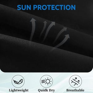 Sweat à capuche léger à manches longues pour homme, protection solaire UPF 50+, fermeture éclair intégrale, pour la randonnée, la pêche, avec poches zippées, softshell d'été - Product Image 5
