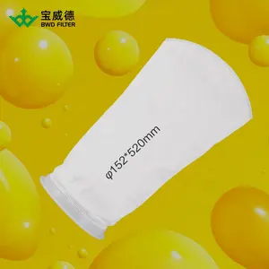 모조리 물 필터 천 수족관-Baoweide plastic ring 30 50 micron PP bag filter aquarium water liquid filter bag