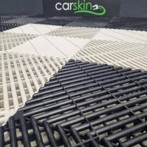 Dalles de sol de garage en plastique pour le detailing automobile, revêtement de sol en vinyle, dalles autocollantes, solides et résistantes, écologiques, de la meilleure qualité - Product Image 4