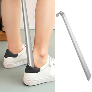 Chausse-pied en acier inoxydable – Aide à l'enfilage des chaussures en métal professionnel, facile à utiliser, manche long (35/45/60 cm) – Chausse-pied pratique pour hommes et femmes - Product Image 2