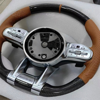 Volant en cuir personnalisé adapté aux Mercedes Benz Gls Gle W204 W205 W213 W219 W222 E63 Amg C63 E63 S63 G63 G65