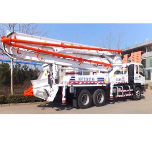 MAQUINARIA DE SALIDA teorica grande de alta calidad, bomba de hormigón montada en camión, brazo de elevación, montada en camión, resistente, en venta - Product Image 1