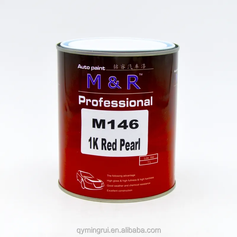 MR Extra Fine Silver Acrylic 1K 2K Solid Colors Automotive Paint Metallic PU Auto Paint For Car Paint Mixing System Machine