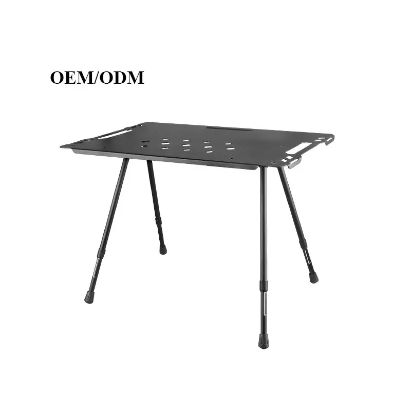 Free Combination Outdoor Lift Tactical Aluminum Board Table Multi-Functional Picnic Table Foldable Portable Camping Table