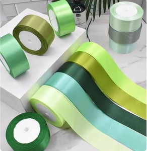 Evergreenwrap Nastro in Raso Larghezza 4cm per Fiori Fai da Te, Bouquet, Fiocchi e Bastoncini Decorativi - Offerta Speciale - Product Image 1