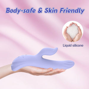 Ylove sokmak yapay penis oyuncak güçlü sıvı silikon tavşan vibratör G nokta USB şarj edilebilir yumuşak klitoral titreşim oyuncaklar kadınlar için - Product Image 4