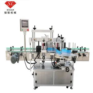 Automatic high speed round bottle square bottle labeling machine custom plane double sided labeling machine