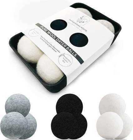 Best Selling Products 2025 New Trending in USA Private Label Organic Wool Dryer Balls for Laundry Washing Machine FBA DDP SHIP
