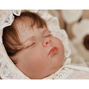 Lifelike Newborn Babi Silicon Doll Cute Asleep Chucky Reborn Baby Toys Dolls That Look Real Kids Gift