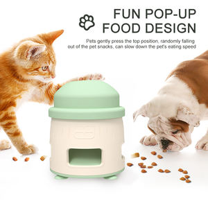 Yeni gelenler 2 in 1 yavaş besleyici köpek kase emme silikon Pet besleme oyuncak interaktif köpek bakımı dağıtıcı ve yalama kase Mat - Product Image 5