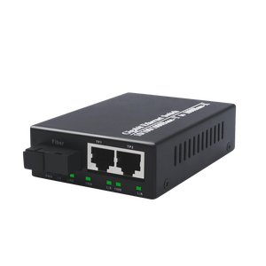 Meilleur Prix Promotionnel Convertisseur Média Optique GMedia SC 2 RJ45+1 Transceiver Fibre Optique Monomode Monofibre - Product Image 1