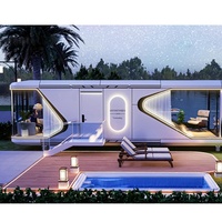 Capsule Spatiale Modulaire Autonome Abordable, Petite Maison Mobile de 40 pieds