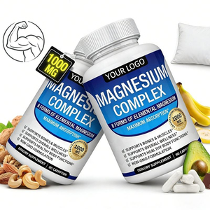 AURA 8 Formas de Magnesio Elemental (1000mg) Cápsulas, suplementos dietéticos, complejo de magnesio 12 en 1, cápsulas de complejo de magnesio - Product Image 4