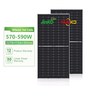Para Paneles Solares de Doble Vidrio Tipo N 72HL 550W/555W/580W/585W - Product Image 1