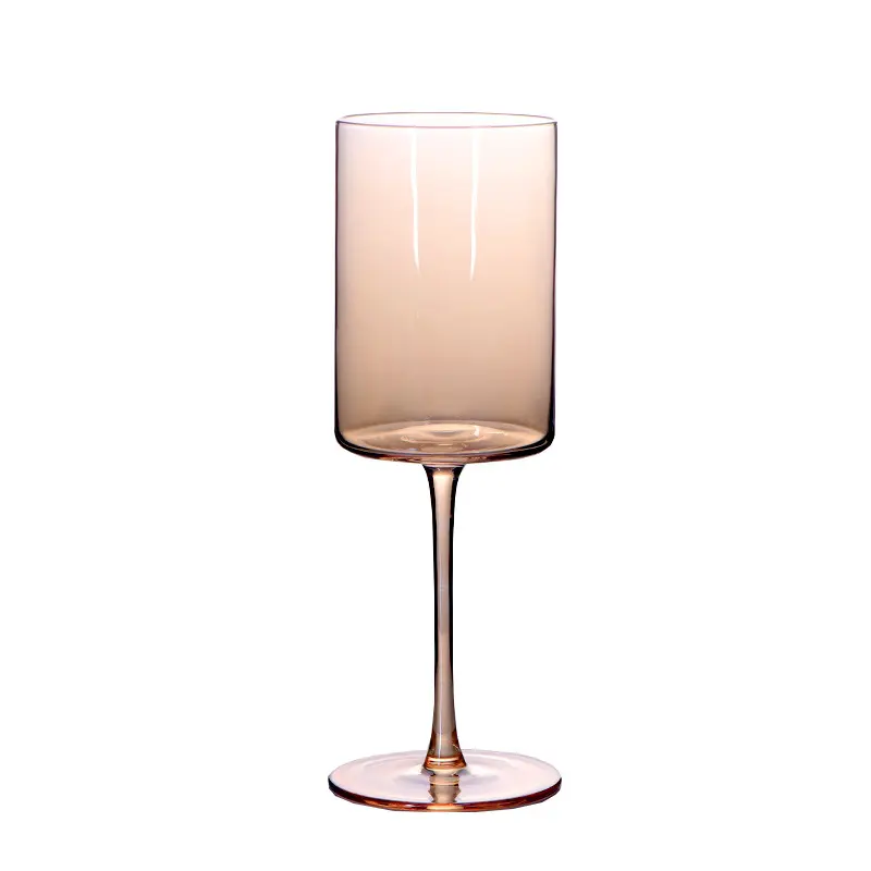 wholesale Custom Sublimation Unbreakable Fancy Modern Style Straight Tube Unique Personality6oz 14oz Transparent Champagne Glass