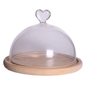 Cúpula de Cristal Transparente Hecha a Mano con Vidrio de Borosilicato de Alta Calidad para Velas Decorativas - Product Image 1