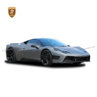 Mise à niveau vers Vors Style voiture pare-chocs avant Bodykit pour Ferrari 458 Kits de carrosserie en Fiber de carbone diffuseur arrière embouts d'échappement