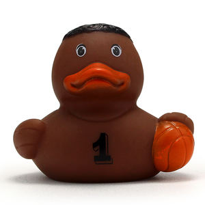 Giocattolo Anatra di Gomma a Forma di Pallone <span class=keywords><strong>da</strong></span> <span class=keywords><strong>Basket</strong></span>, Design Sportivo Bestseller, Logo Personalizzabile, Giocattolo <span class=keywords><strong>da</strong></span> Vasca - Product Image 2