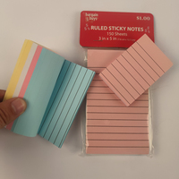 2023 estudiantes minimalistas de alto valor escriben papel de notas con líneas horizontales simples, Bloc de notas para niños