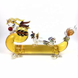 12 animais chineses do zodíaco simbólicos, recipientes vazios gravados 500ml forma de dragão garrafa de licor - Product Image 2