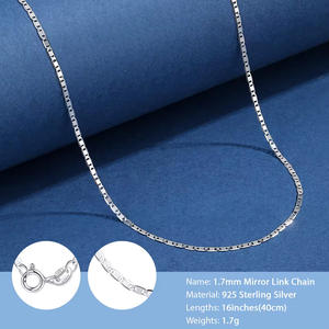 Cde मूल गहने लड़कियों इतालवी 925 स्टर्लिंग चांदी चेन हार - Product Image 5