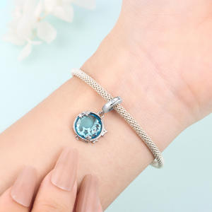 Nuevo colgante de estrella y luna de cobre blanco, estilo nicho, lujo ligero, accesorio de pulsera DIY de alta gama para mujer - Product Image 6