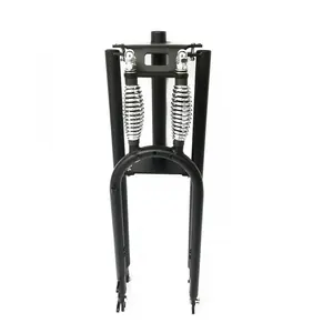 Springer Fork For 20" E Bikes Lowrider Fork 20x4.0 Double Springs Classic Retro Bicycle Part Accessory Component