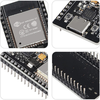 Honclay Module de ESP32-WROOM-32 WiFi ESP32-DevKitC-32 32 bits Type C Carte de développement 4 Mo avec kits