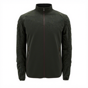 Vêtements de chasse pour hommes fabriqués en usine OEM, matériau durable de haute qualité, respirant, élégant, veste de chasse d'hiver 100% laine - Product Image 1