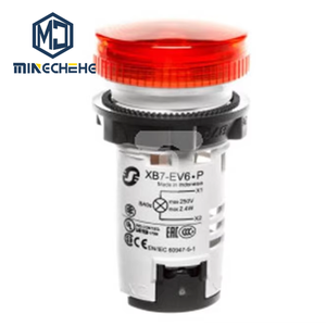 Metal Pilot Light XB7EV64P XB7EV61P XB7EV63P 22mm Panel Mount Red Green Yellow Blue <b>White</b> LED <b>Bulb</b> 1NO 1NC Electrical Switch - Product Image 1